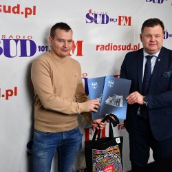 Pan Łukasz Pieczara i Starosta Kępiński Robert Kieruzal