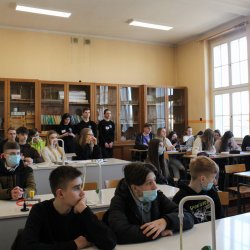 Uczniowie Szkół Podstawowych podczas drzwi otwartych
