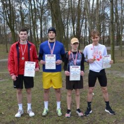 Od lewej: Wiktor Kowalek, Marcel Maliszewski, Maksymilian Błasek, Dominik Janicki.