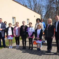 SP Bralin- rocznik2009-2010. III miejsce w Mistrzostwach Powiatu w Drużynowych Biegach Przełajowych.