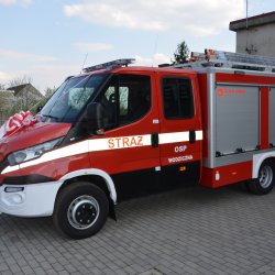 wóz ratowniczo-gaśniczy Ochtoniczej Straży Pożarnej w Wodzicznej