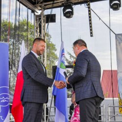 Wójt Gminy Rychtal Adam Staszczyk, Starosta Kępiński Robert Kieruzal