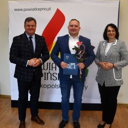 Starosta Kępiński Robert Kieruzal, Krzysztof Podyma, Wicestarosta Kępiński Alicja Śniegocka