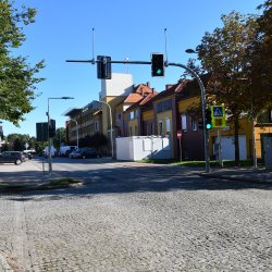 przejście dla pieszych przy ulicy Sikorskiego