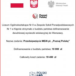 Wsparcie w ramach programu Poznaj Polskę
