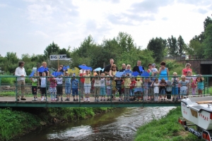 Cała Polska czyta dzieciom nad kępińską rzeką
