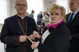 Spotkanie opłatkowe zorganizowane przez biskupa d