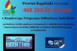 468 260,00 złotych dla Powiatu Kępińskiego
