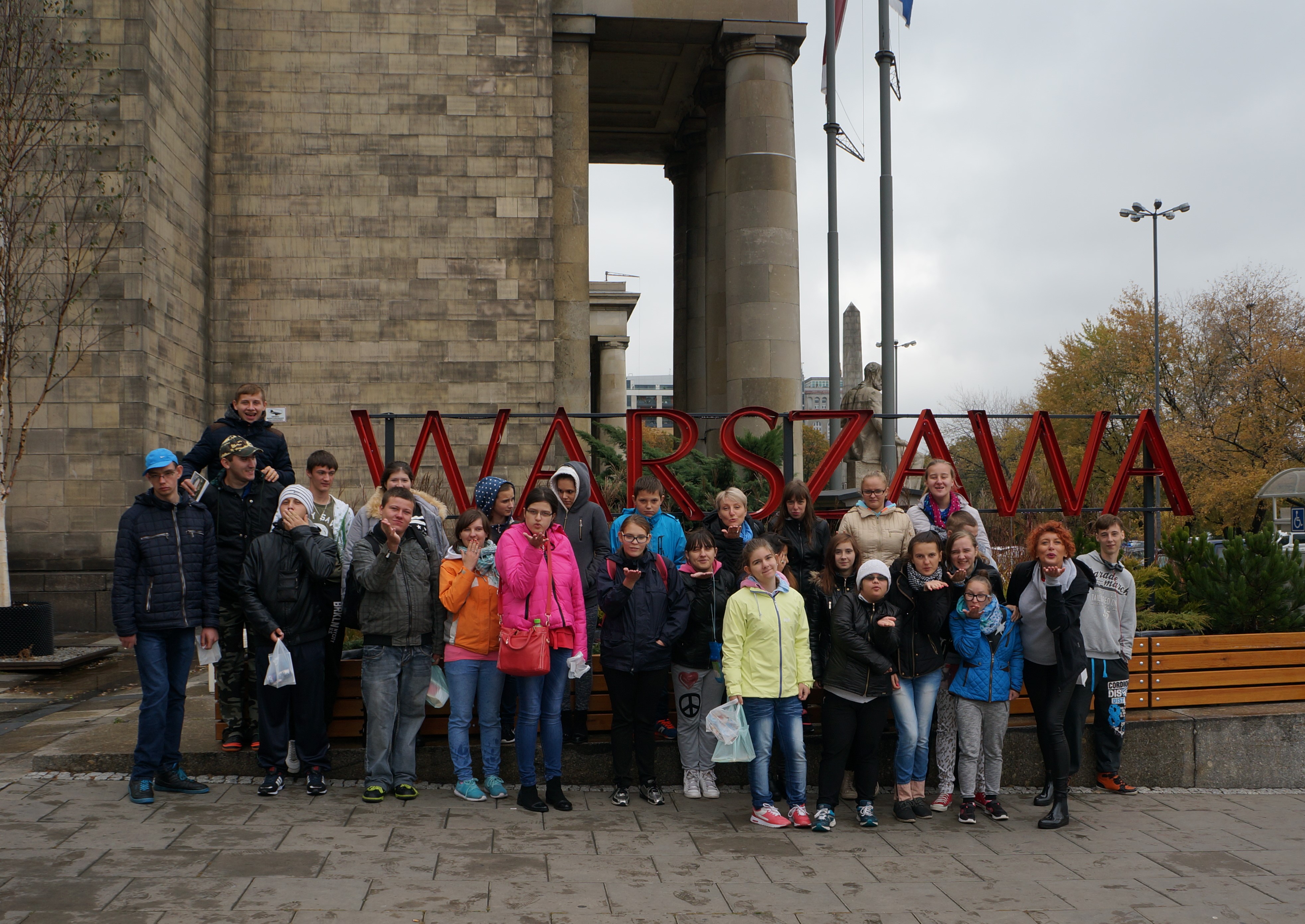 Uczniowie ZSS w Warszawie