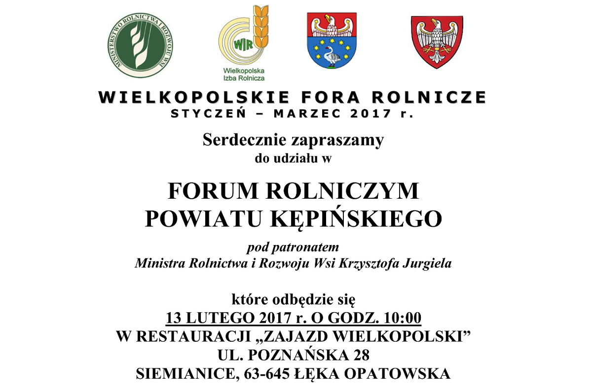 Forum Rolnicze Powiatu Kępińskiego